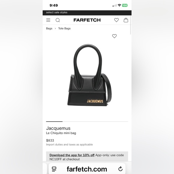 Jacquemus MINI Le Chiquito Leather Checkered Pink & White Bag Authentic - Picture 14 of 15